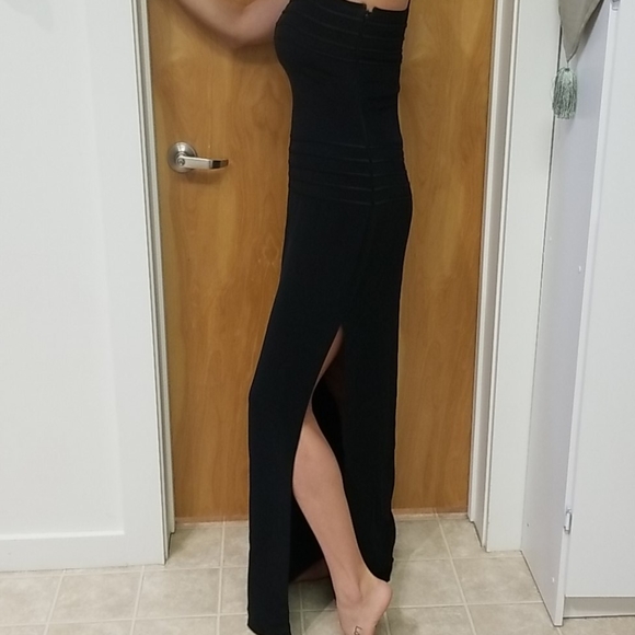 Niteline Della Roufogali Black Evening Gown Prom Dress size 6 - Picture 5 of 7